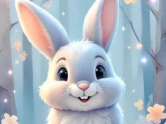 Joc Easter Bunny Coloring Book on-line