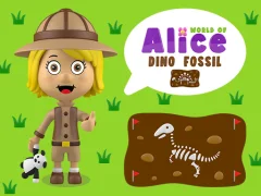 Joc World of Alice Dino Fossil on-line