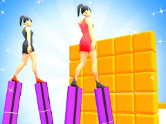Joc Heels Run Race - Stack Rider on-line