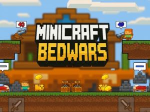 Joc Minicraft Bedwars on-line