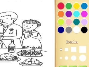 Joc Carte de colorat de nuntă pentru copii on-line