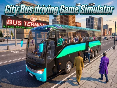 Joc City Bus driving Game Simulator on-line