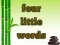 Joc Four Little Words on-line