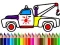 Joc Back To School: Truck Coloring Book on-line