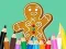 Joc Coloring Book: Gingerbreads on-line