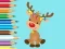 Joc Coloring Book: Cute Christmas Reindeer on-line