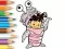 Joc Coloring Book: Monster Costume Girl on-line