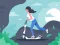 Joc Electric scooter rides jigsaw on-line