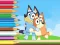 Joc Coloring Book: Bluey And Bingo Holiday on-line
