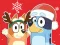 Joc Jigsaw Puzzle: Bluey Christmas Gift on-line