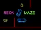 Joc Neon Car Maze on-line
