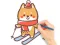 Joc Coloring Book: Skiing Puppy on-line