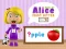 Joc World of Alice First Letter on-line