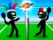 Joc Stickman Sports Badminton on-line