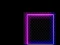 Joc Neon square Rush on-line