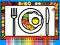 Joc Color and Decorate Dinner Plate on-line