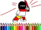 Joc Back To School: Hero Coloring Book on-line