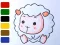 Joc Baby sheep ColoringBook on-line