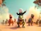 Joc Stickman: Dinosaur arena on-line