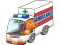 Joc Cartoon Ambulance Puzzle on-line