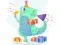 Joc Dino Party Jigsaw on-line