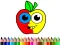 Joc Back To School: Apple Coloring Book on-line