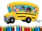 Joc School Bus Coloring Book on-line