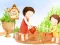Joc Cartoon Childrens Day Puzzle on-line