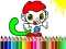 Joc Back To School: Monkey Coloring on-line