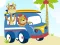 Joc Cute animals with cars difference on-line
