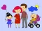 Joc Happy Family Coloring Book on-line
