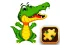 Joc Aligator Puzzle on-line