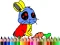 Joc Back To School: Rabbit Coloring Book on-line