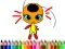 Joc Back To School: Dotted Girl Coloring on-line
