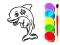Joc Dolphin Coloring Book on-line