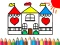 Joc Back To School Coloring Book DOLL HOUS on-line
