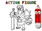 Joc Back To School: Action Figure Coloring on-line