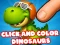 Joc Click And Colors Dinosaurs on-line