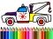 Joc Back To School: Trucks Coloring on-line