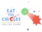 Joc Eat the circles Colors Game on-line