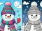 Joc Coloring book Winter on-line