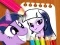 Joc Equestria Girls Coloring Book on-line