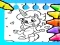 Joc Magical Unicorn Coloring Pages on-line