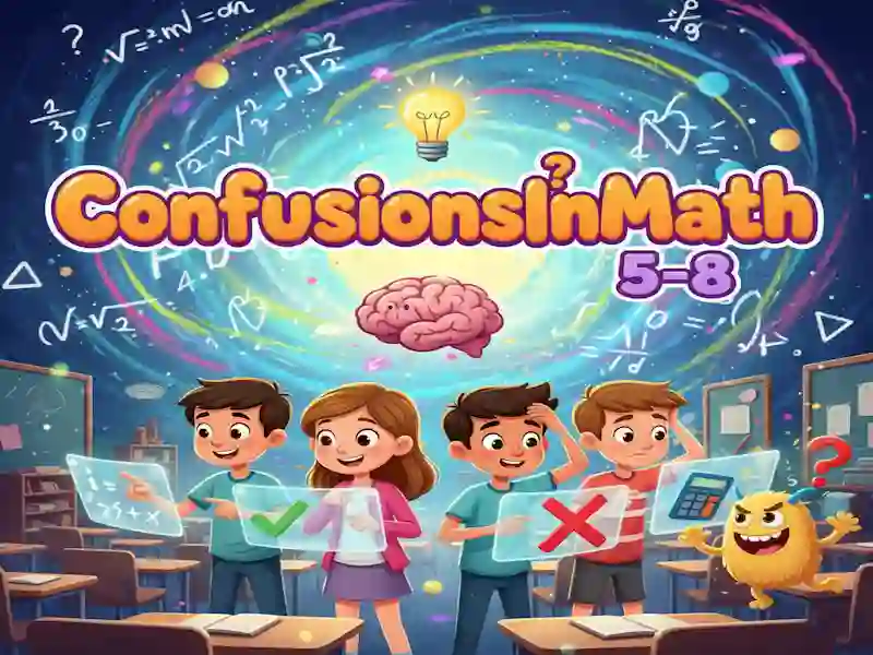 Joc ConfusionsInMath 5-8 on-line