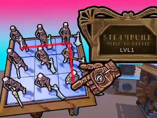 Joc Steampunk Merge To Battle on-line