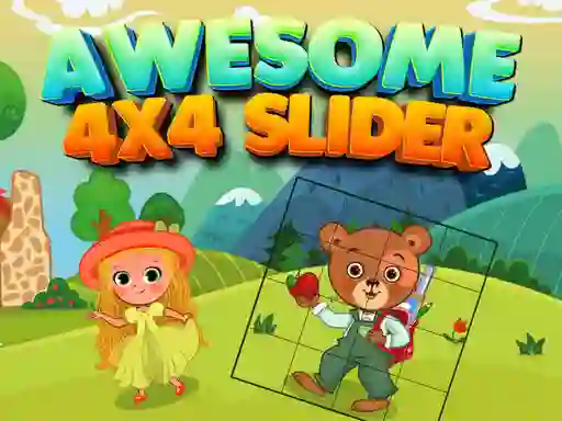 Joc Awesome 4x4 Slider on-line
