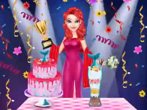 Joc Mermaid Cake Cooking Design on-line