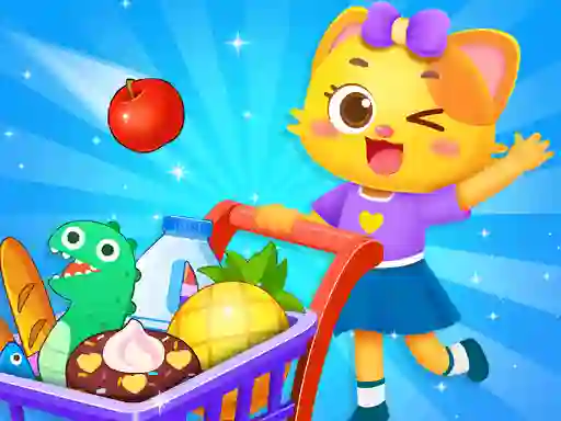 Joc Supermarket Shopping For Kids on-line