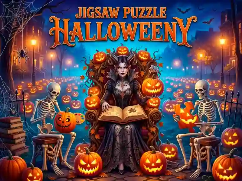 Joc Jigsaw Puzzle Halloweeny on-line