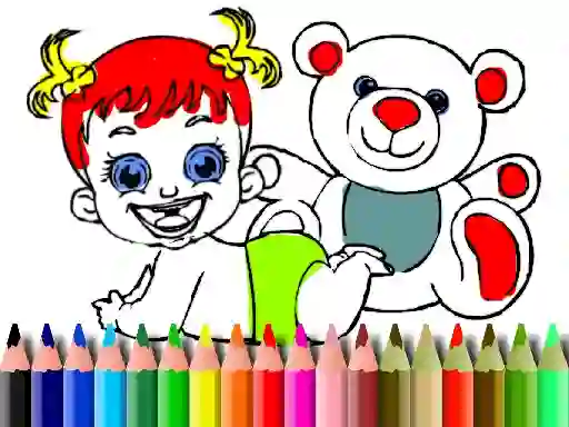 Joc Back To School: Baby Doll Coloring on-line